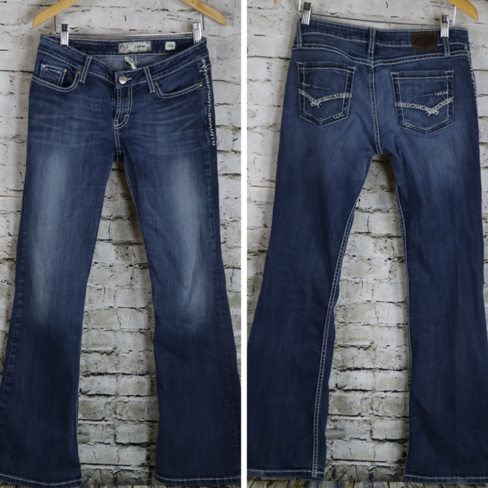 BKE Jeans SABRINA Flare Contrast Stitching Low